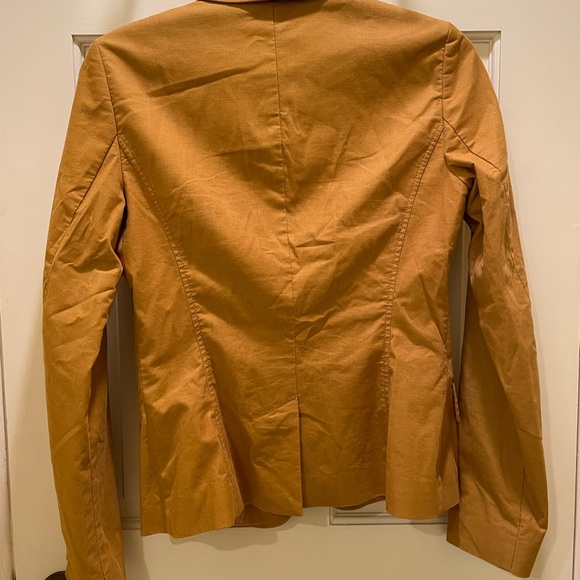 Esprit fine gauge yellow corduroy women’s blazer - Picture 4 of 7